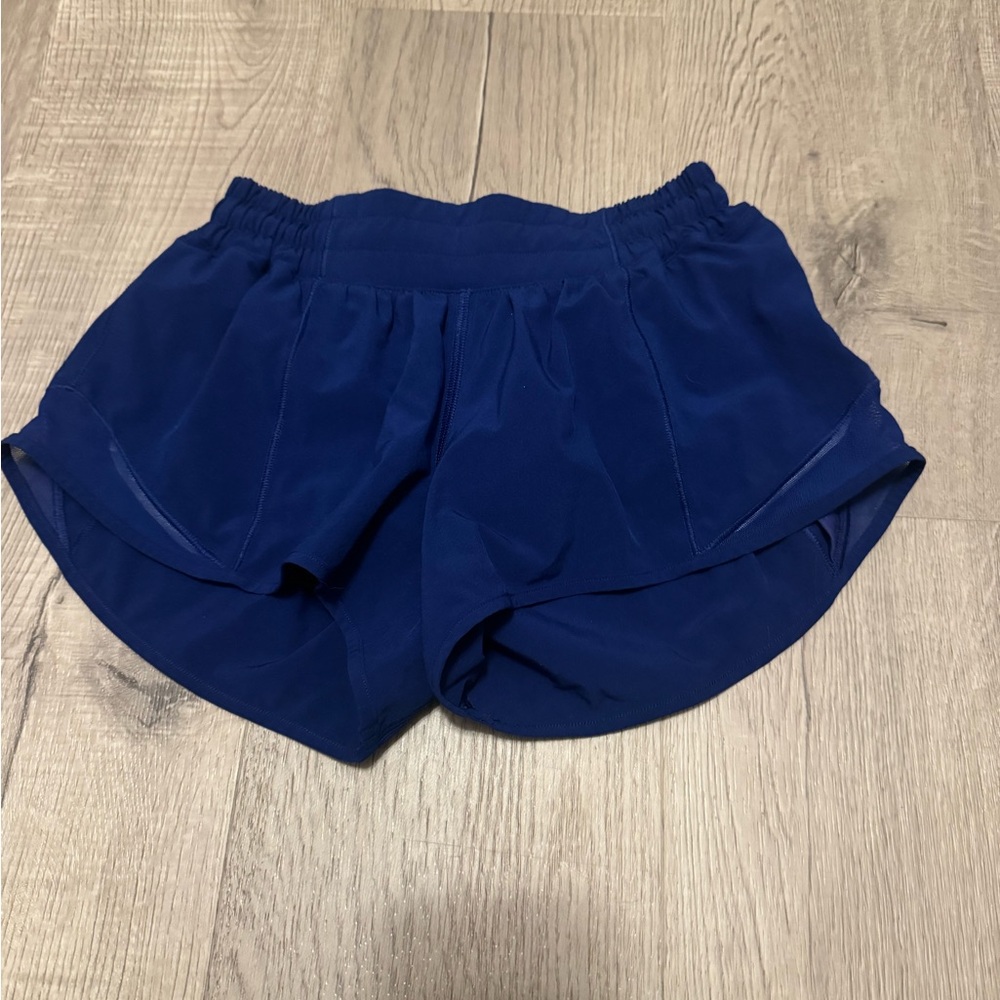 Lululemon Blue Hotty Hot Shorts